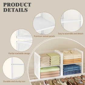 DAOUTIME quick-assembly wardrobe rack simplifies setup and reuse.