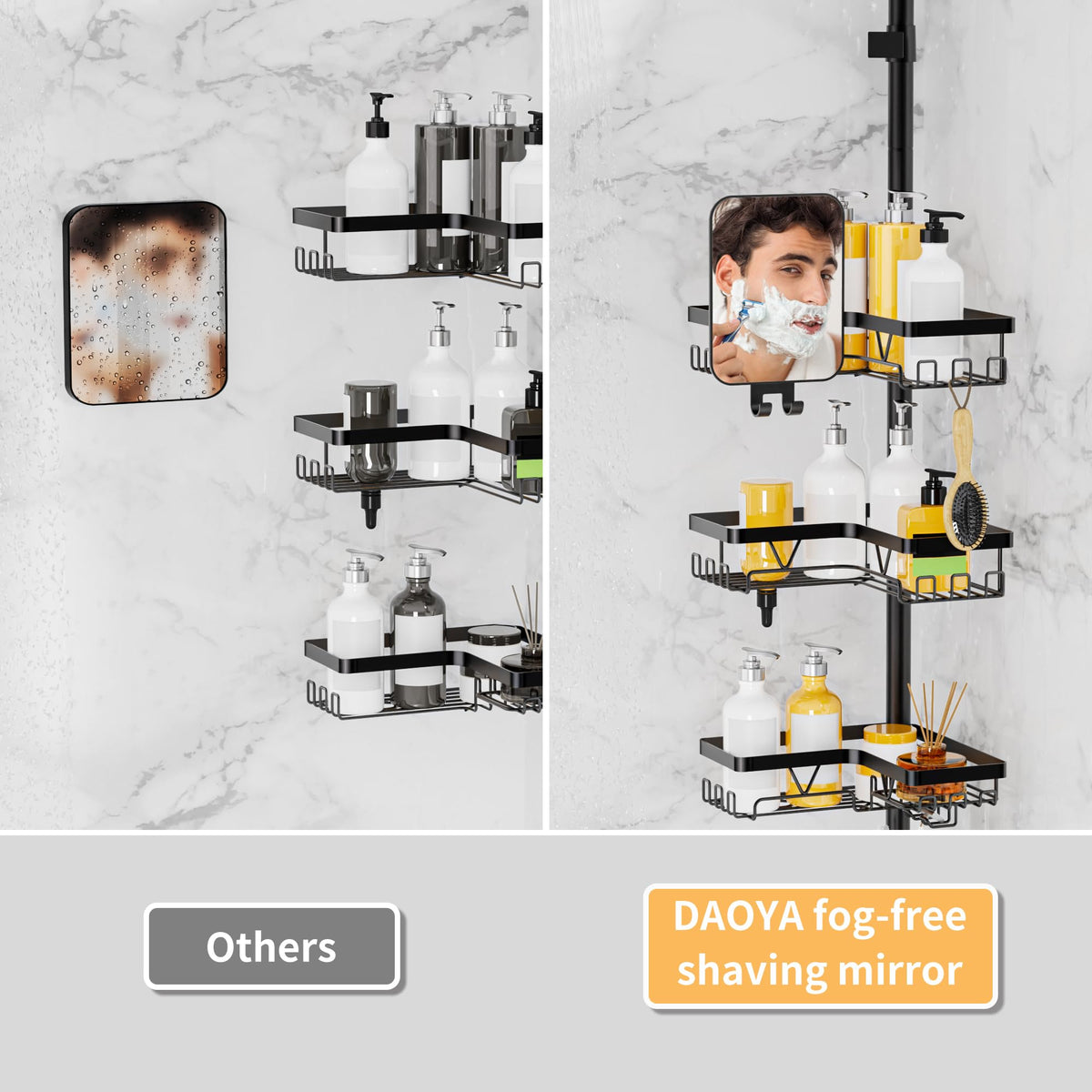 DAOYA easy install no-tools setup suitable for renters