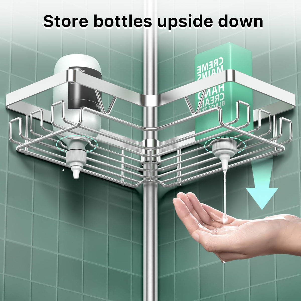 DAOYA stainless steel frame with non-slip feet provides stable, durable support.