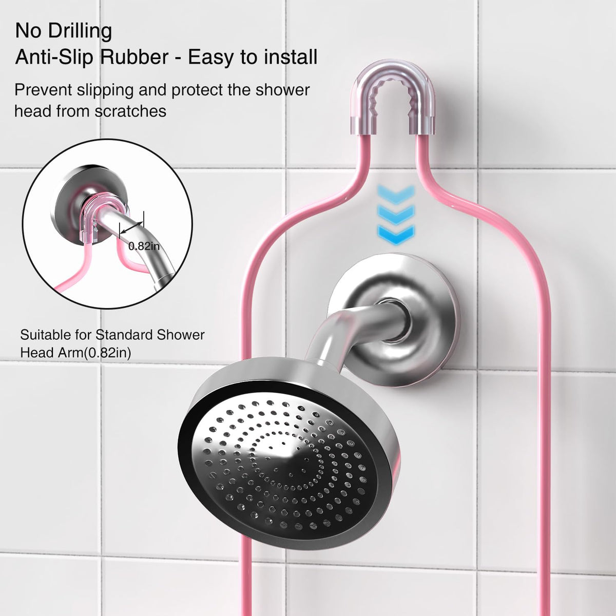 DAOYA waterproof stainless steel caddy withstands moisture and daily use.