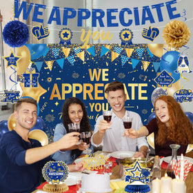 DARUNAXY all-in-one appreciation party kit simplifies decorating.