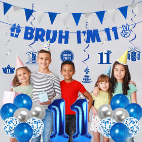 DARUNAXY Bruh I’m 11 cake topper provides finishing touch.