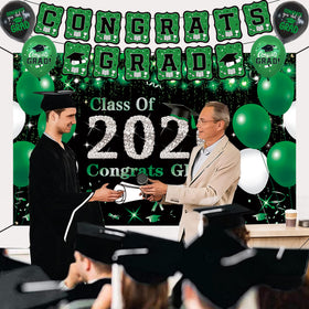 DARUNAXY CONGRAT GRAD glitter banner focal point for celebrations