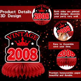 DARUNAXY Happy 18 Birthday latex balloons create festive clusters