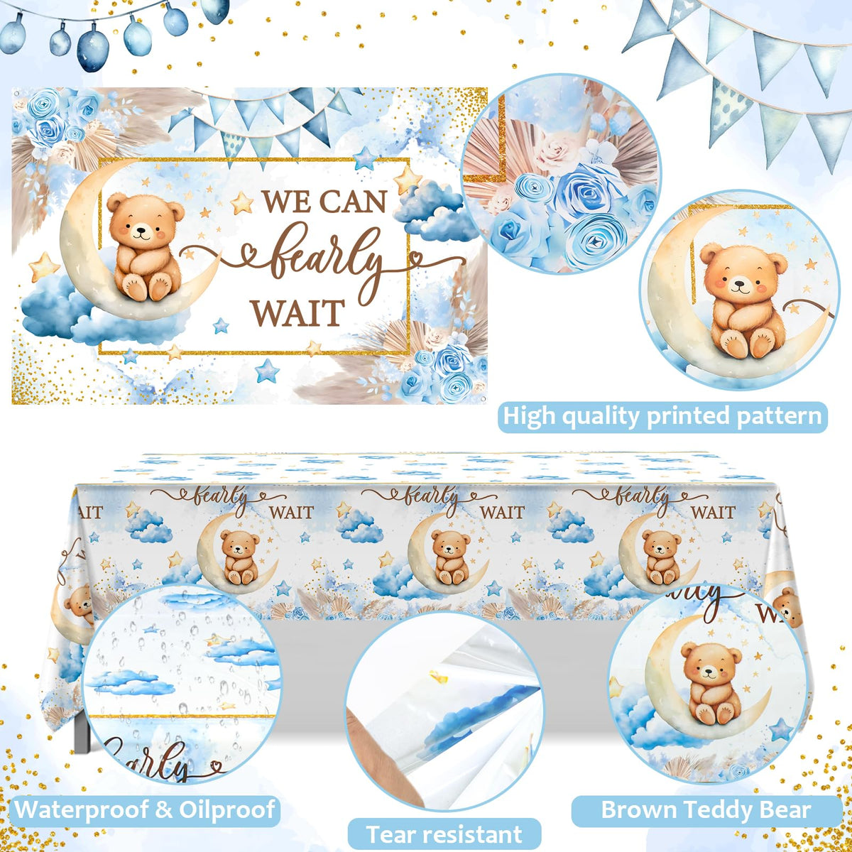 DataMoon Baby Shower Boxes brighten tables with cute cozy accents.