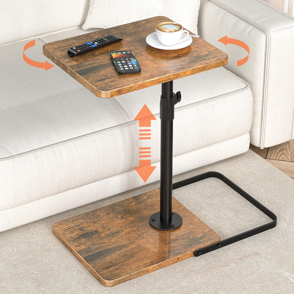 Dataroad Selead TV Tray with 360° swivel panel for flexible meals and work