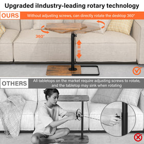Dataroad Selead TV Tray adjustable height adapts to different sofas