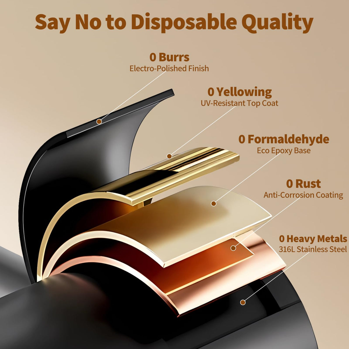 Daurore Paw weather-resistant stainless steel provides rust-proof performance.