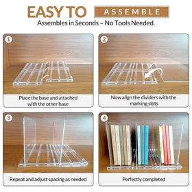 DAVIDOK heavy-duty polystyrene construction—durable closet organizers