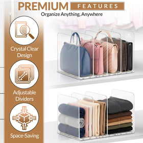 DAVIDOK base system for purse dividers—stable, versatile storage