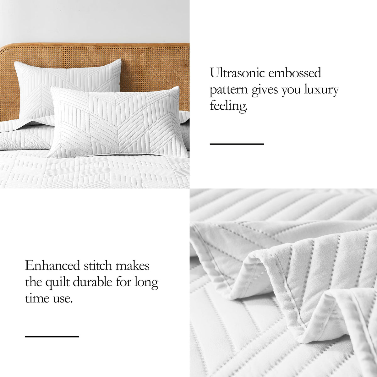 Davulos Pillow Shams 20x36 complete the Davulos quilt set.