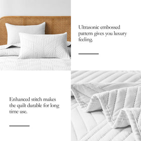 Davulos Pillow Shams 20x36 complete the Davulos quilt set.