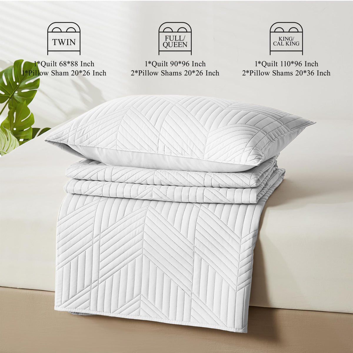 Davulos quilt is machine washable for easy care and maintenance.