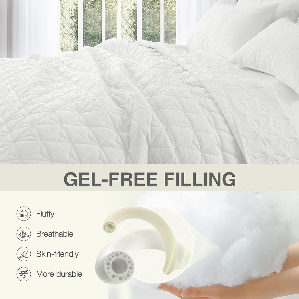 DAWNDIOR quilting detail highlights durable stitching and premium look.
