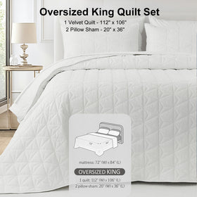 DAWNDIOR two 20x36 pillow shams included with the set.