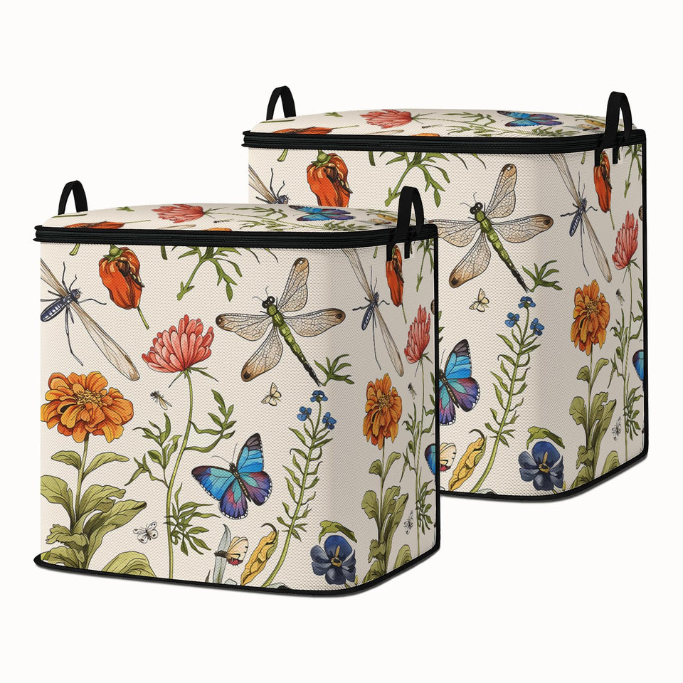 Dawuyu large comforter storage bag with zipper for organized blankets and easy access.