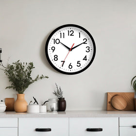 DAXSMY 14inch wall clock battery compartment designed for easy replacement