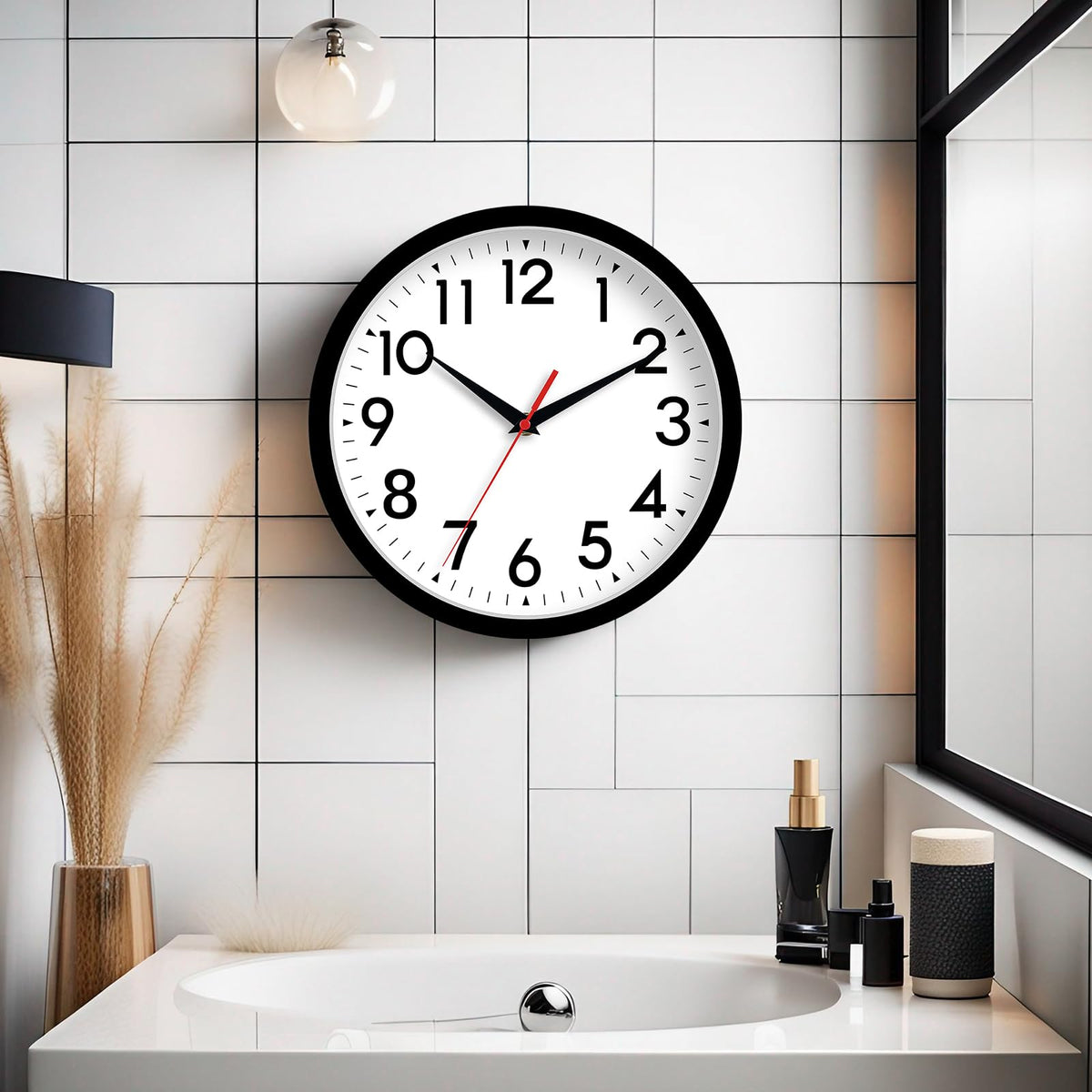 DAXSMY 14inch wall clock built with durable materials for daily use