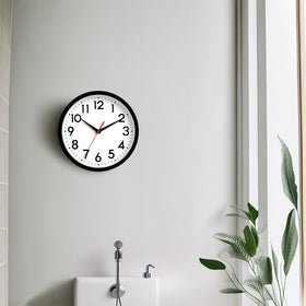DAXSMY office setup showing the clock in a productivity space