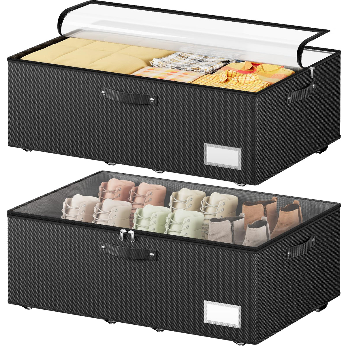 Dayacoco under bed storage with 65L capacity for bedroom organization.