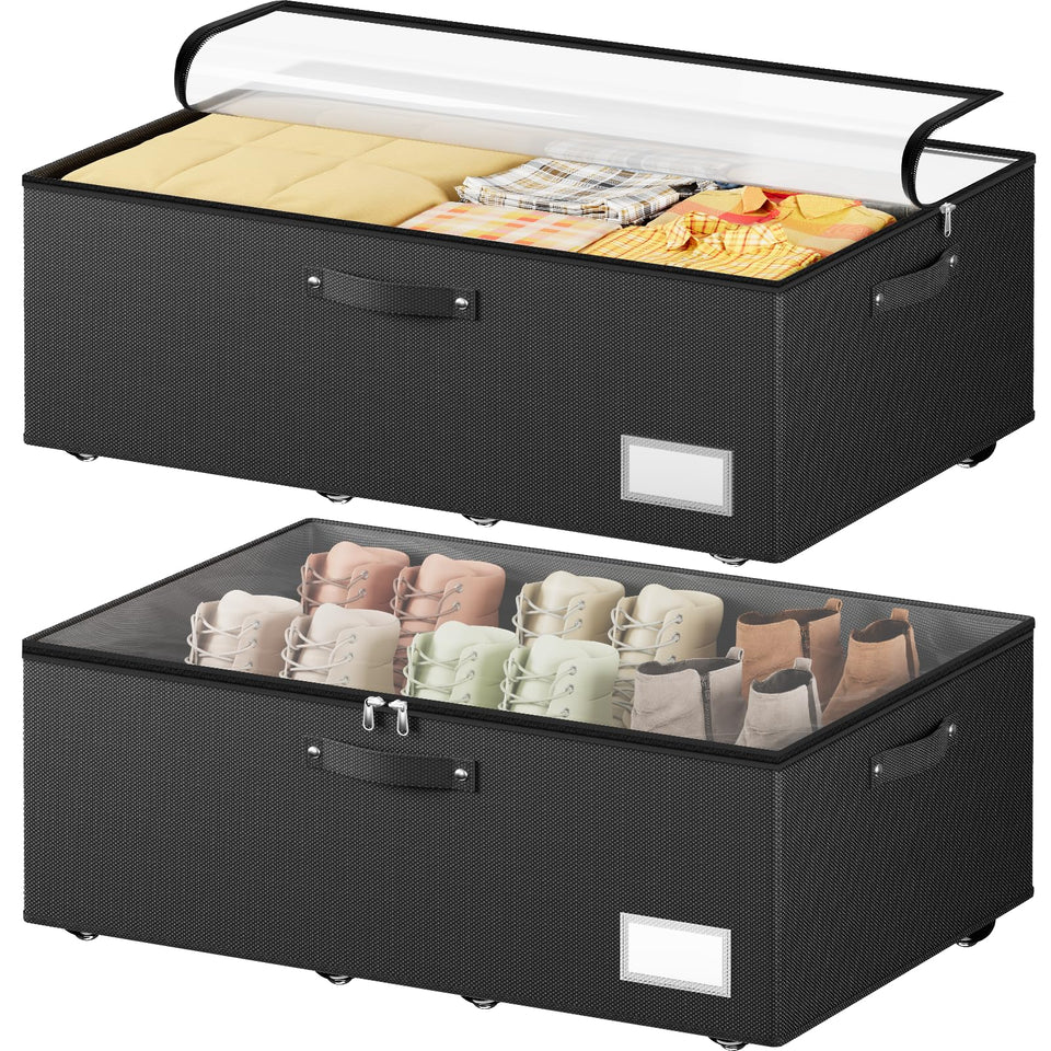 Dayacoco under bed storage with 65L capacity for bedroom organization.