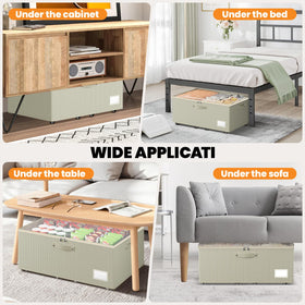 Dayacoco under-bed storage requires no assembly for instant use.