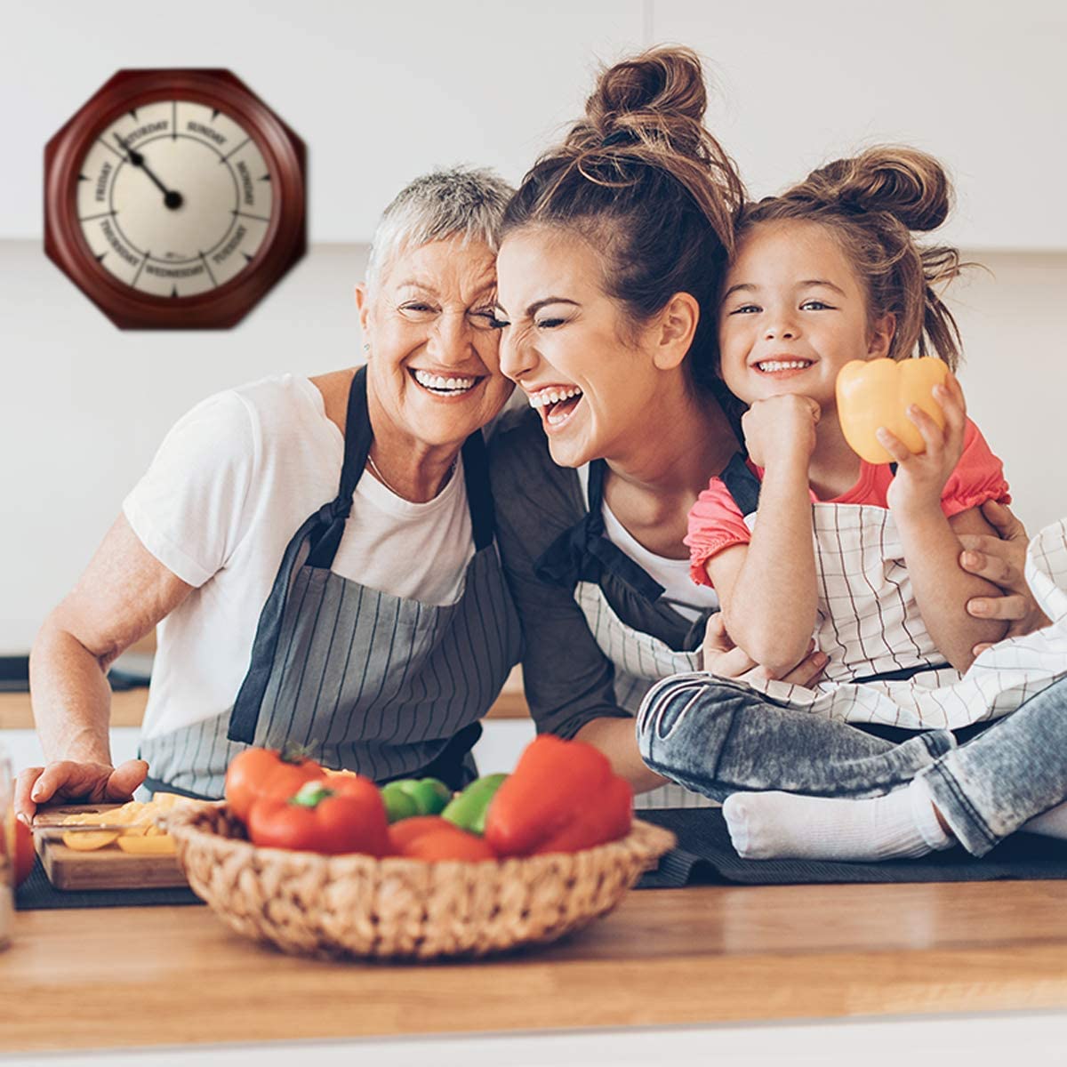 DayClocks quiet operation suitable for bedrooms and study areas