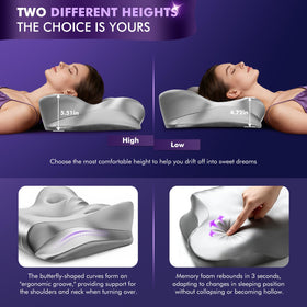 Dayme high-density memory foam core maintains shape and support