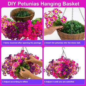 Daynight UV-resistant materials keep petals bright under sun.