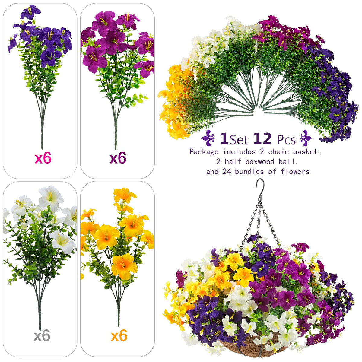 Daynight Petunias hanging planter entryway redviolet blooms welcome guests