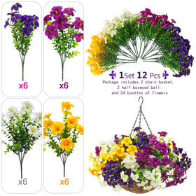 Daynight Petunias hanging planter entryway redviolet blooms welcome guests