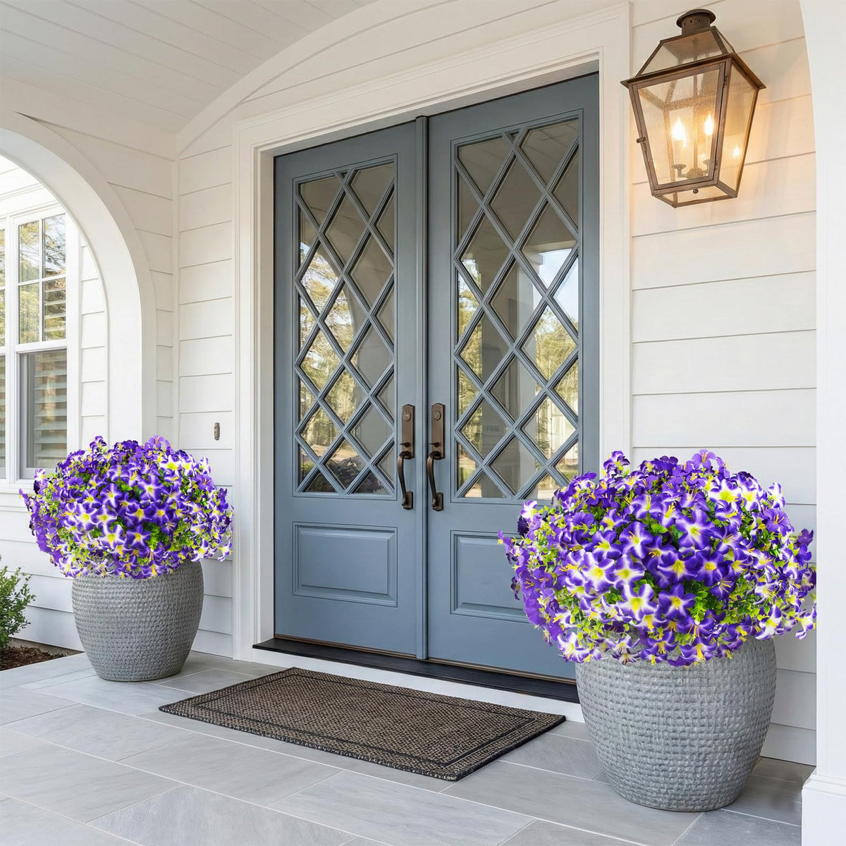 Daynight petunias for window boxes provide year-round color outdoors