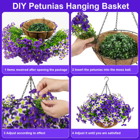 Daynight weatherproof faux flowers resist sun and rain for year-round display.