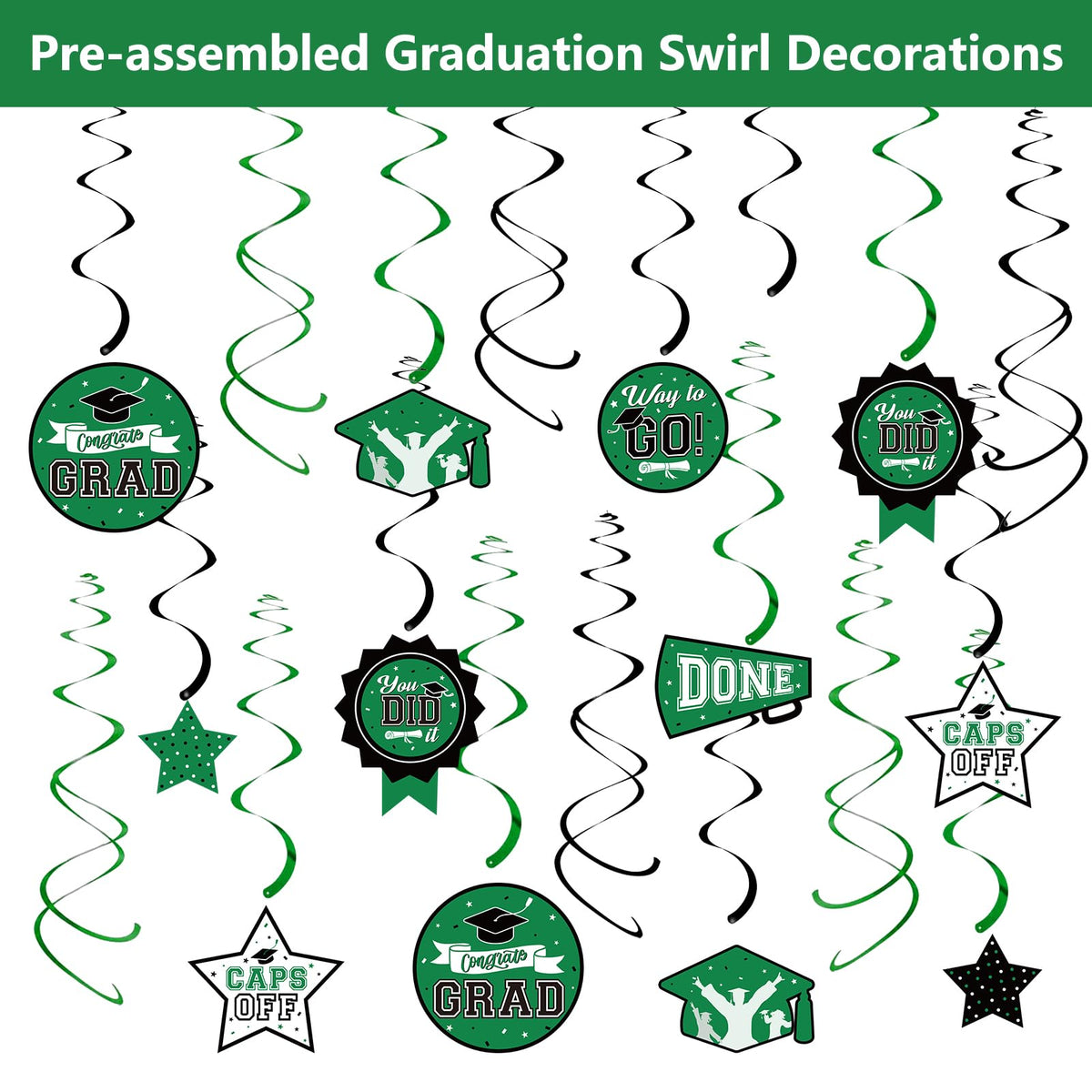 DAZONGE graduation beverage napkins 5 inch catch spills and add color