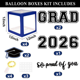 DAZONGE 2026 number cutouts spotlight the graduation year.