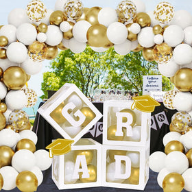 DAZONGE garland strip and props help finish the graduation look quickly.