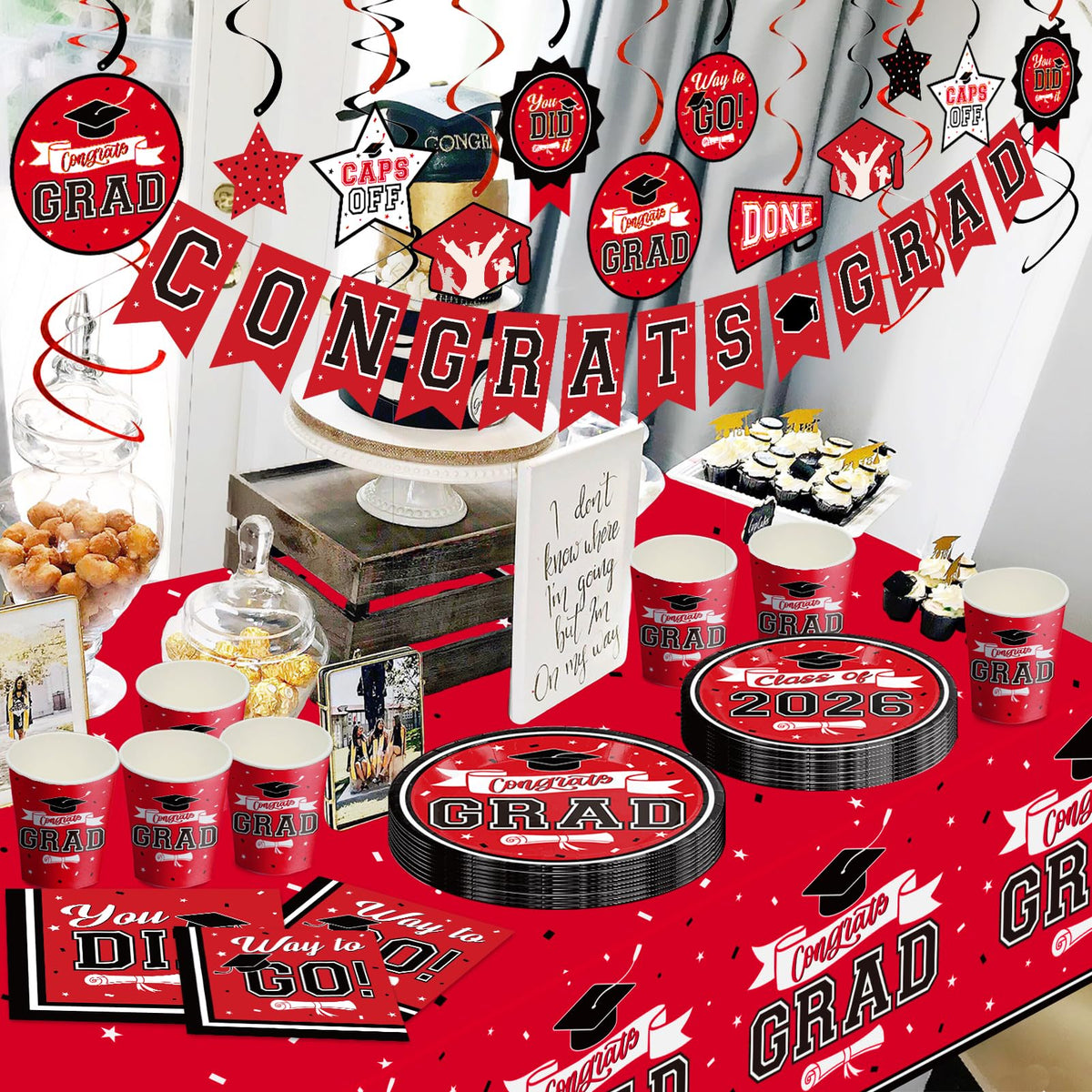 DAZONGE graduation cups 9oz reliable beverage cups for mess-free serving