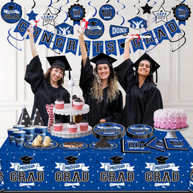 DAZONGE graduation dessert plates (7 inch) for tasty treats and easy cleanup.