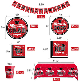 DAZONGE graduation hanging swirls add shimmer for entryways and dessert table displays