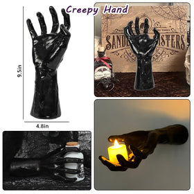 DAZONGE life-sized hands close detail for authentic spooky effect.