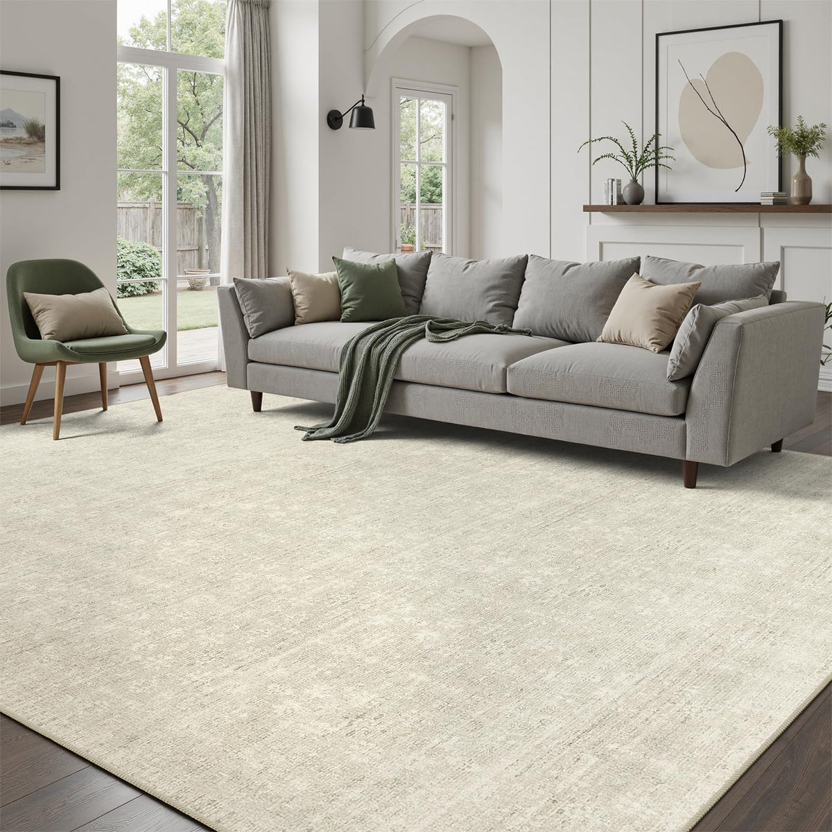 DCX rug reinforced edge seen up close for durability.