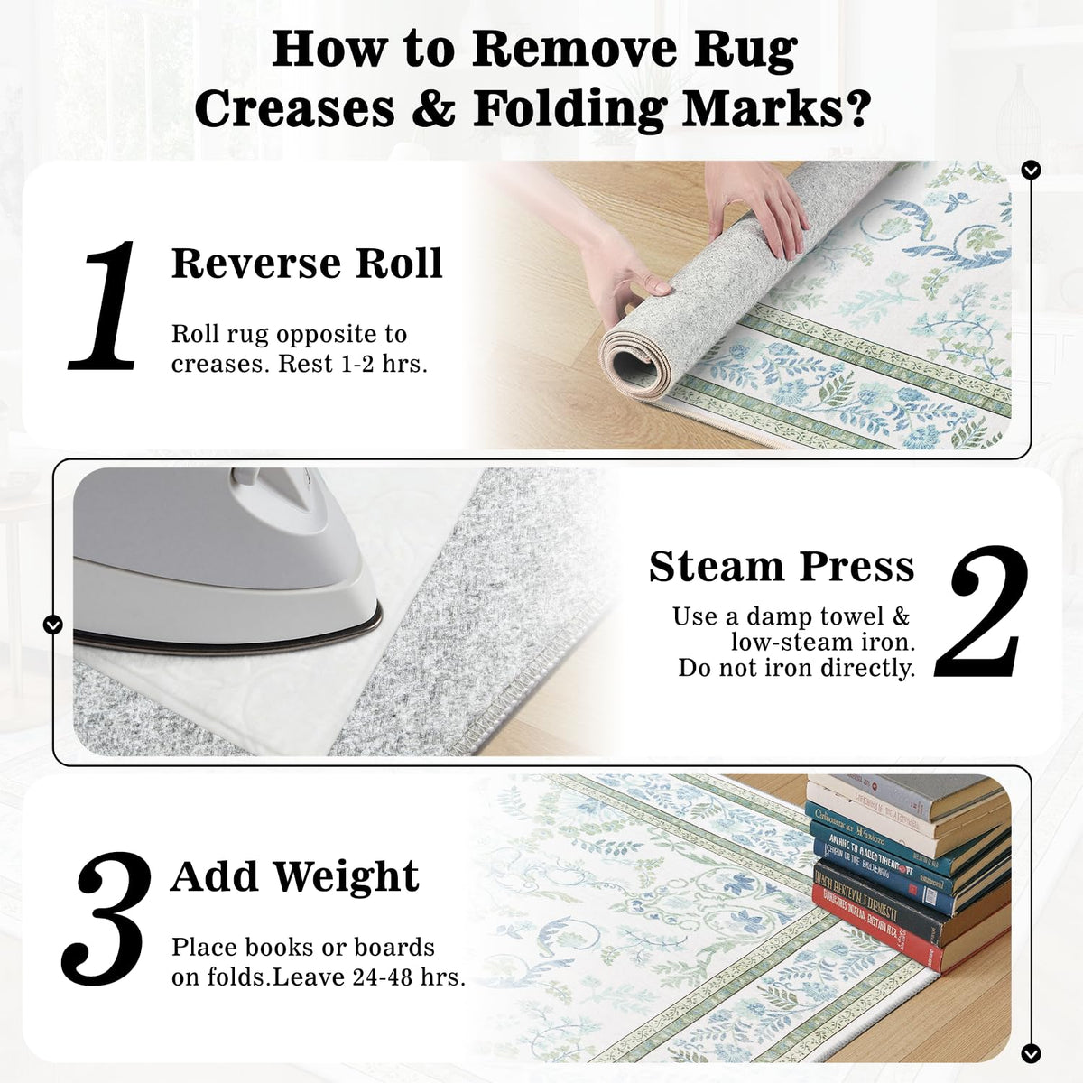 DCX Green 6x9 rug is door-friendly thanks to its low-profile design.