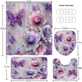DDQQ HD pattern print delivers crisp colors for a refreshed bathroom look.