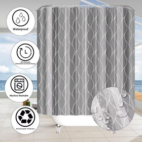 DDQQ pattern-detail geometric wave pattern adds vibrant print and lively ambience