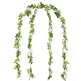DearHouse artificial wisteria vine enhances event decor with lifelike texture and color.