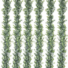 DearHouse eucalyptus garland main view showing lush greenery for versatile wedding backdrops