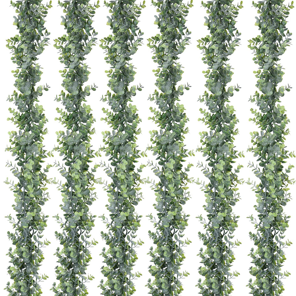 DearHouse eucalyptus garland main view showing lush greenery for versatile wedding backdrops