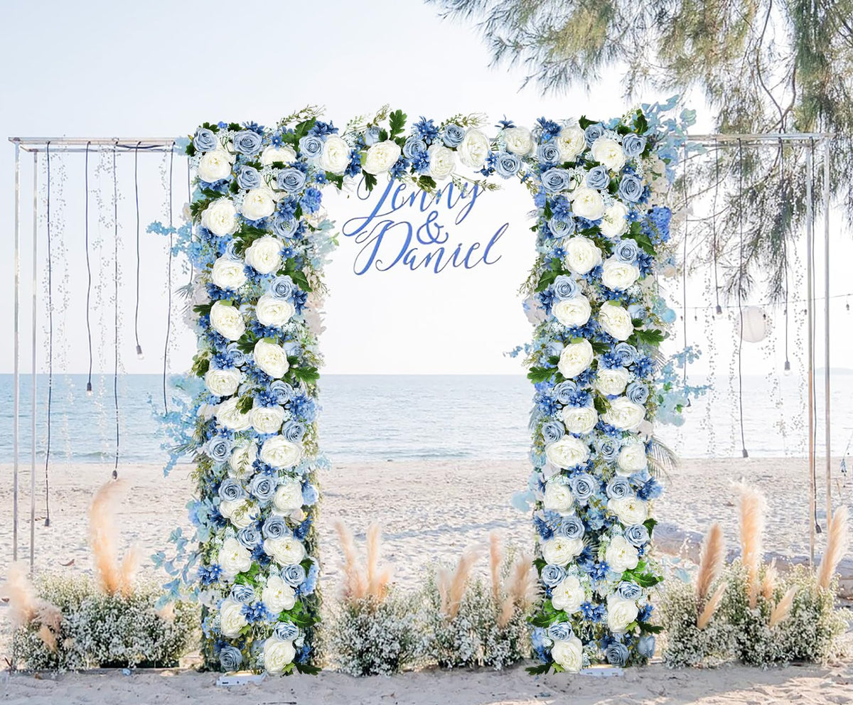 DearHouse 2-pack silk peony garland ideal for weddings and home decor