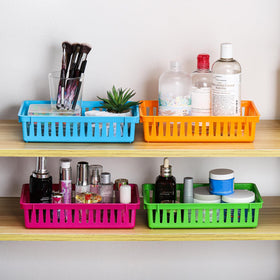 DEAYOU durable bins for papers, crafts, and small items in busy spaces.