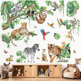 DecalMile XXL safari lion wall sticker creates playful room charm for kids.